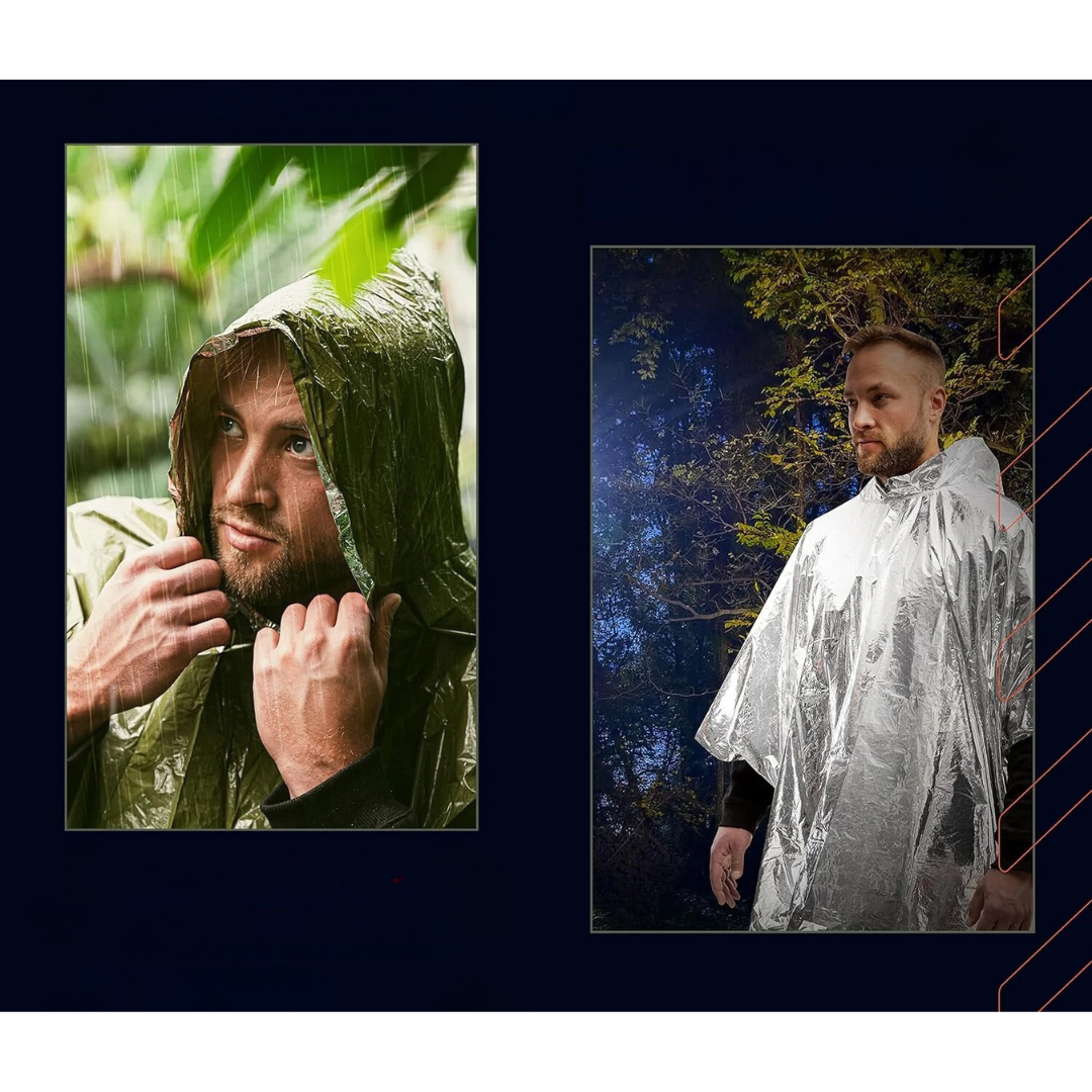 3-i-1 Poncho Regnrock