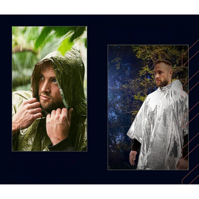 3-i-1 Poncho Regnrock