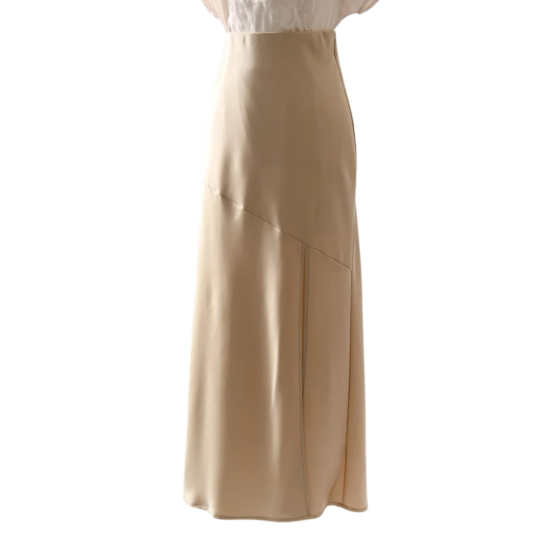 Bodycon kjol i satin för kvinnor