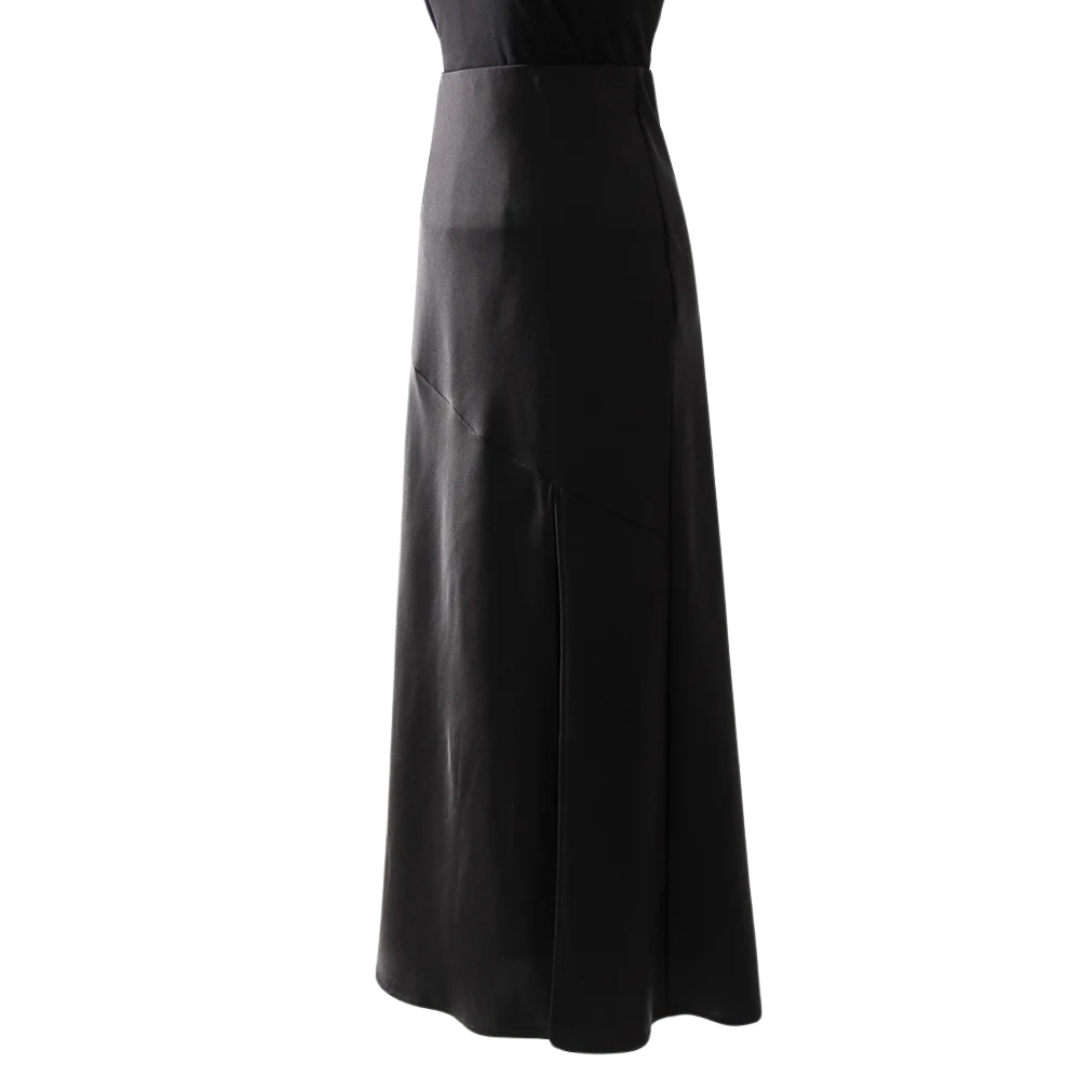 Bodycon kjol i satin för kvinnor