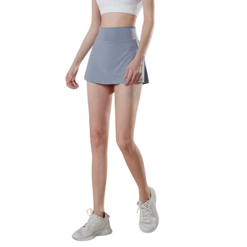 Sportkjol med hög midja för kvinnor Shorts