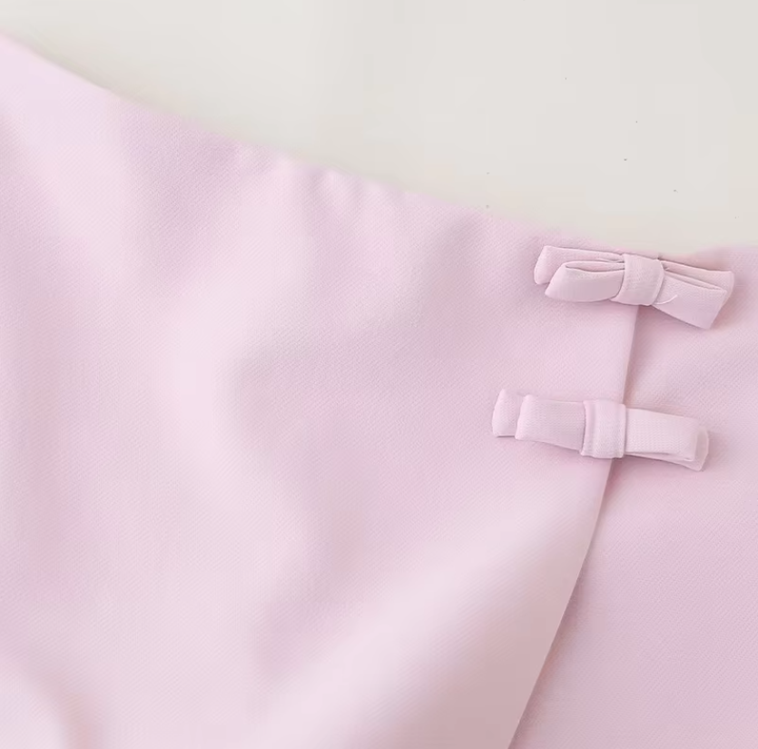 Kvinnors sidokjol med dragkedja