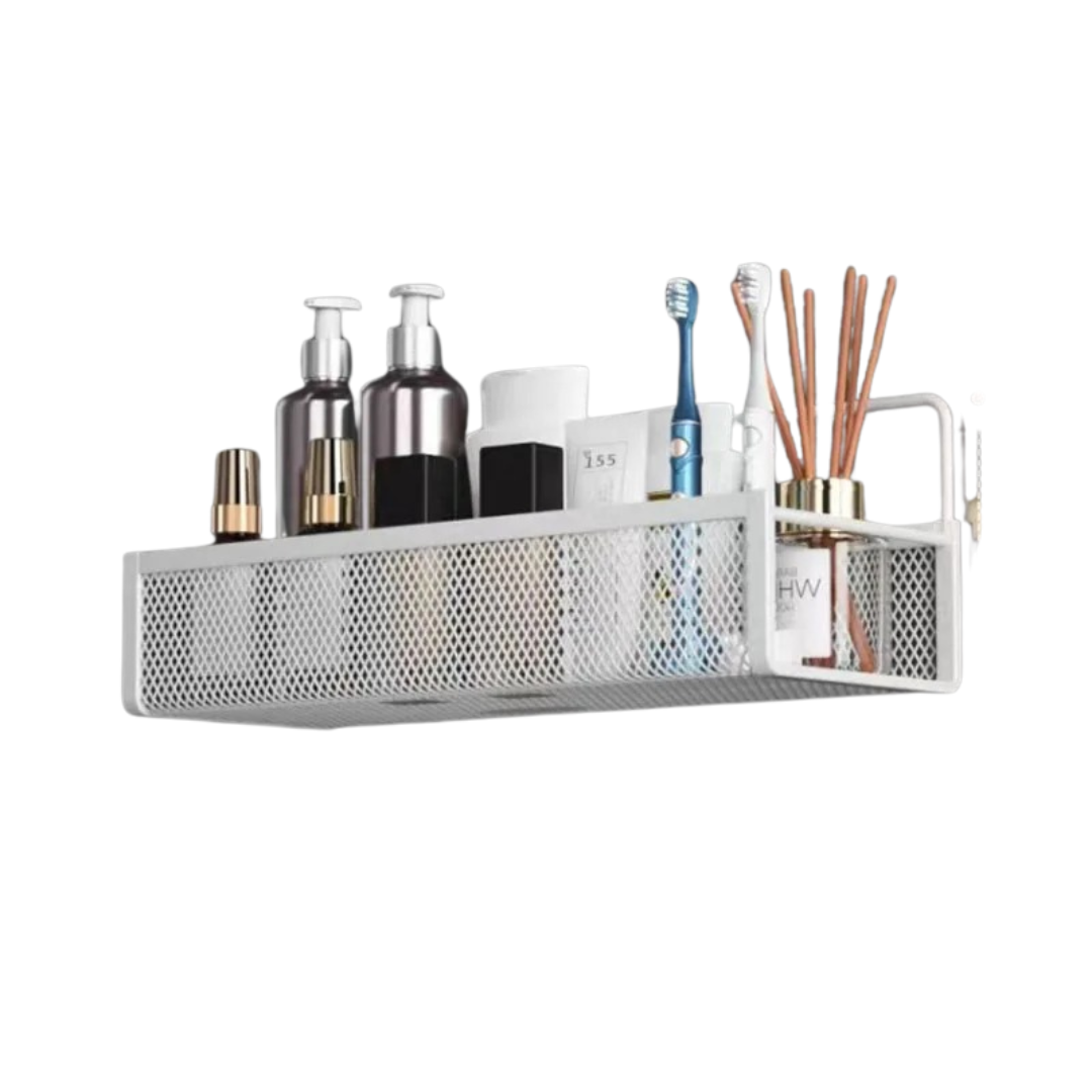 Vägghängande förvaringsställ för badrum