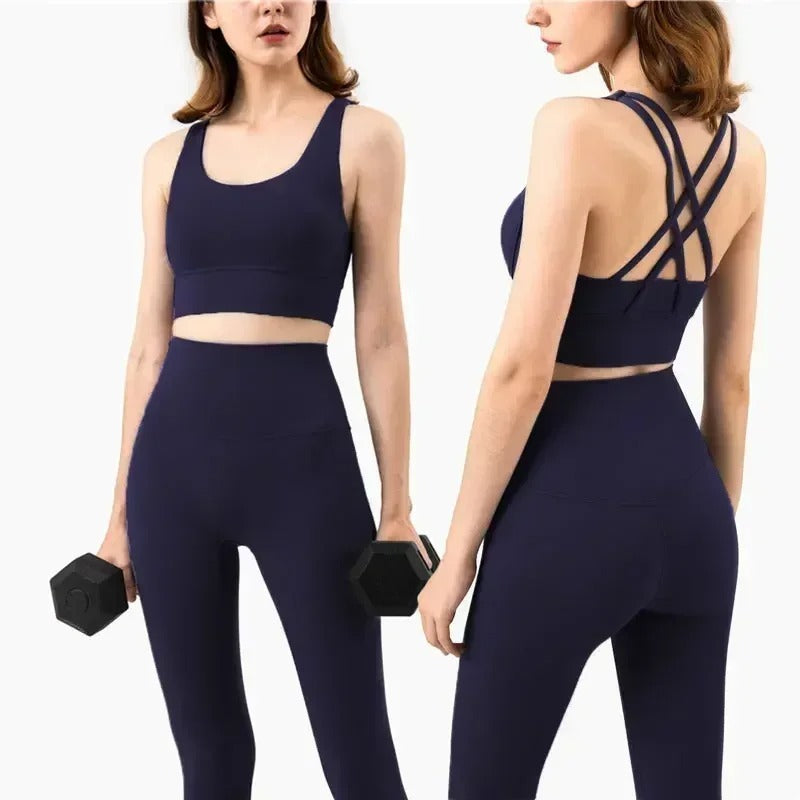 Fitness Sportkläder Set för kvinnor