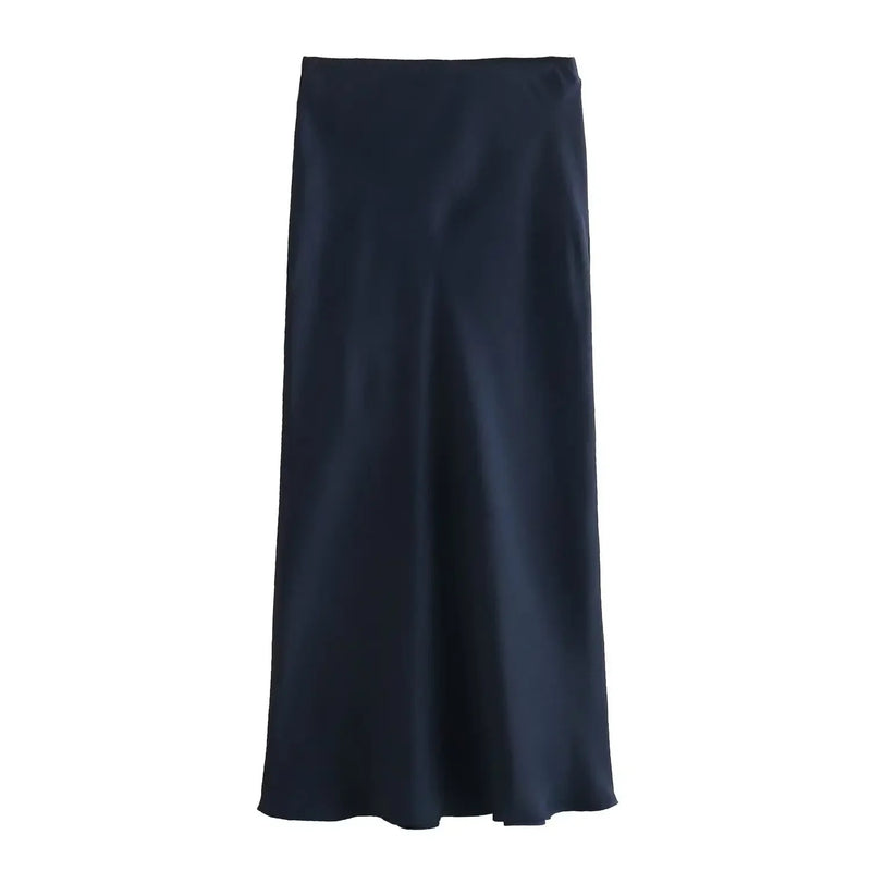 Slim Fit Satin Dragsko för kvinnor
