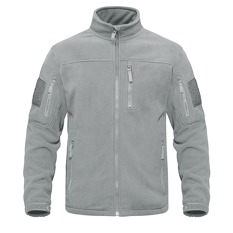 Thermojacka i fleece med hel dragkedja för män