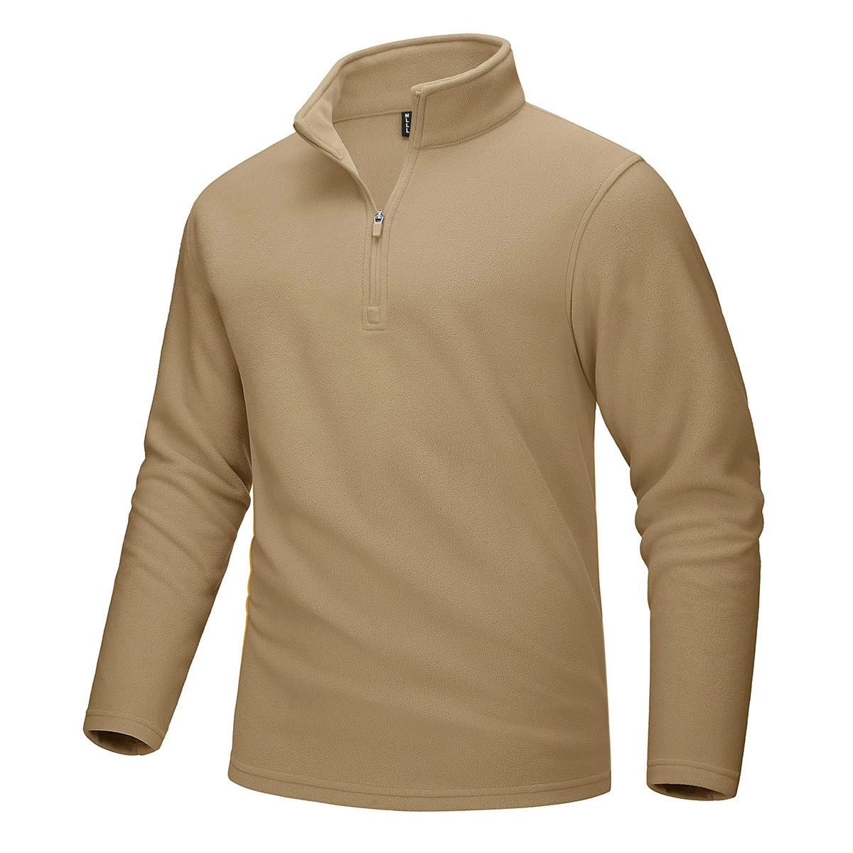Fleecetröja med halv dragkedja för män