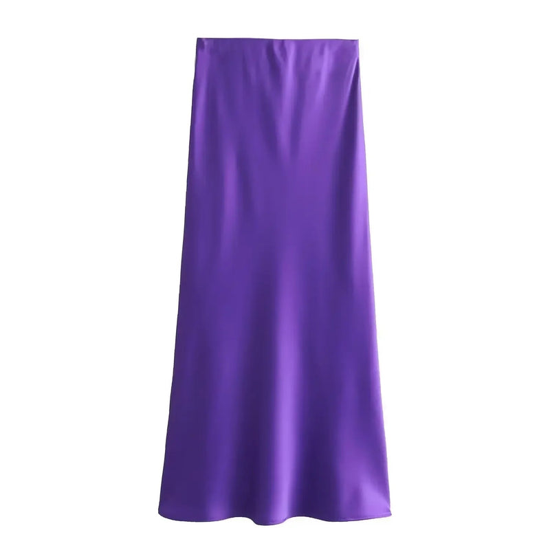 Slim Fit Satin Dragsko för kvinnor