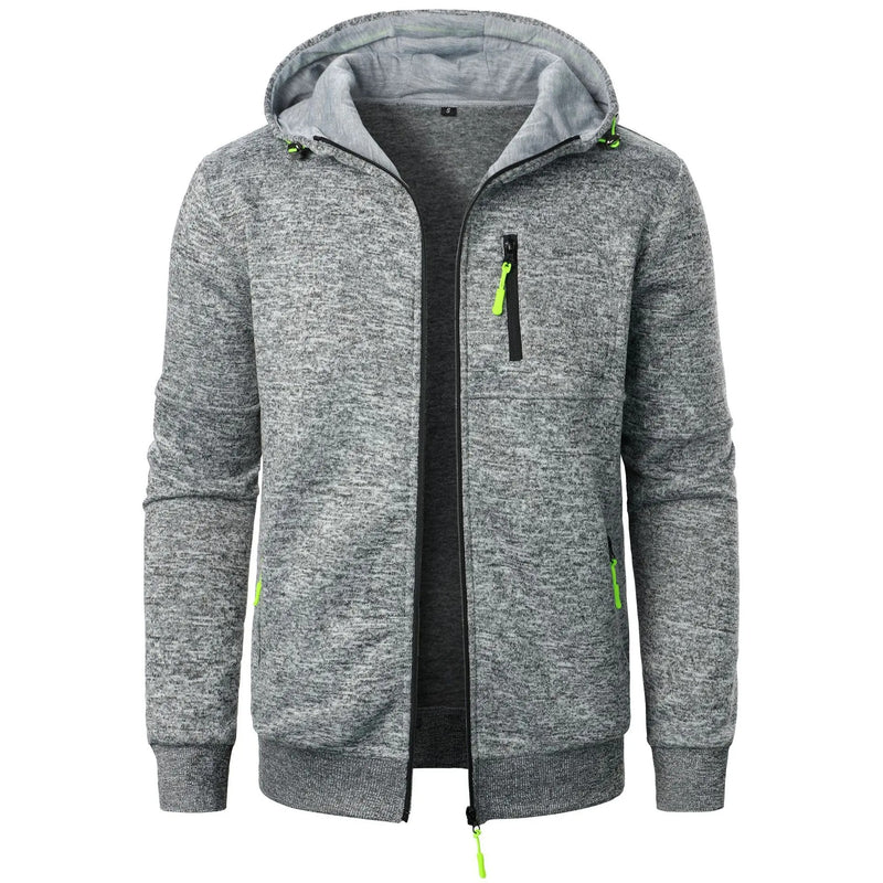 Sport Casual Hooded Jacka för män