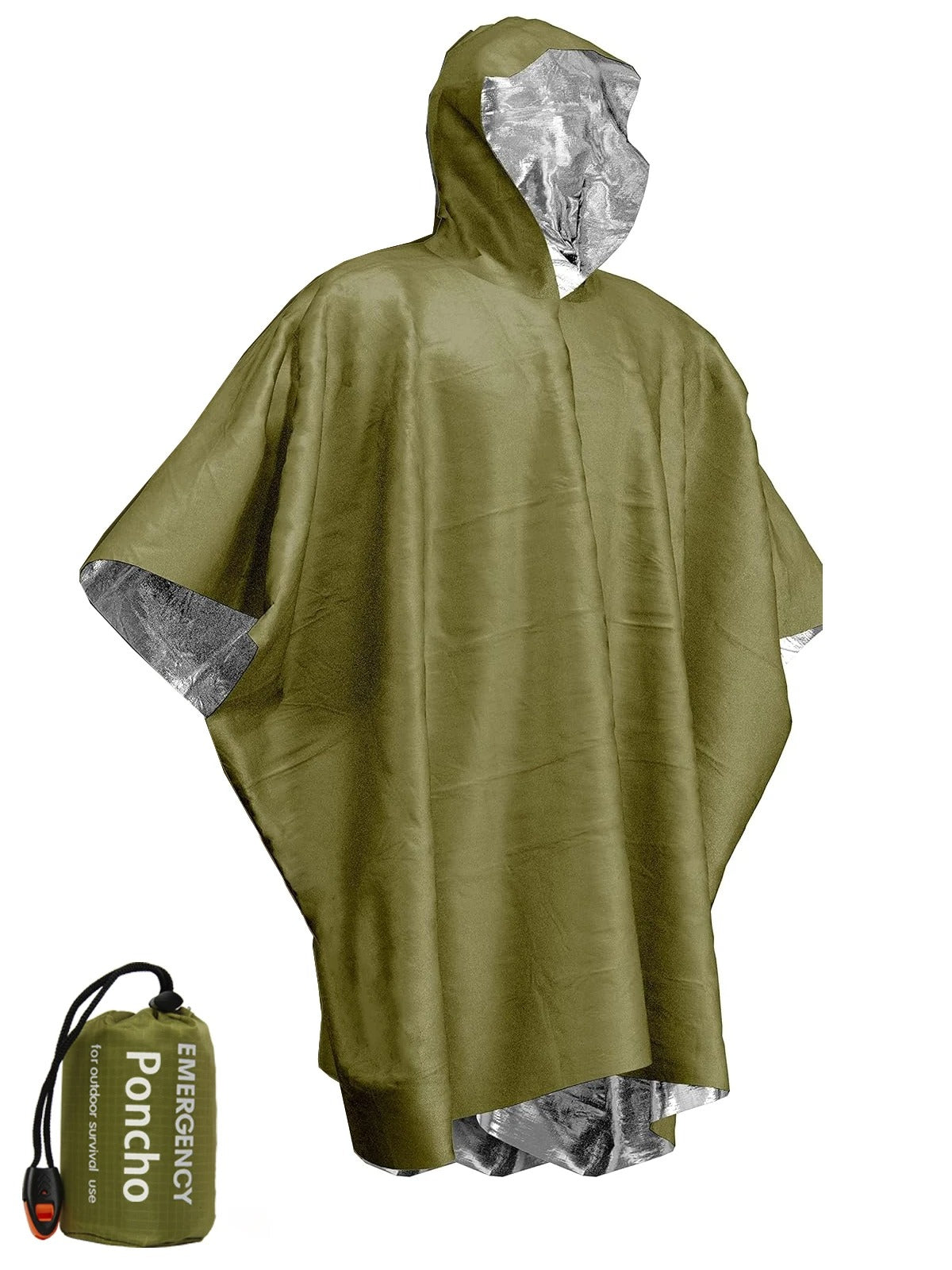 3-i-1 Poncho Regnrock