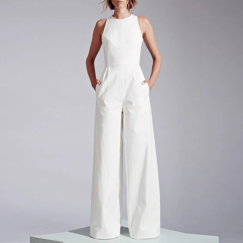 Avslappnad midjetank lekdräkt för kvinnor