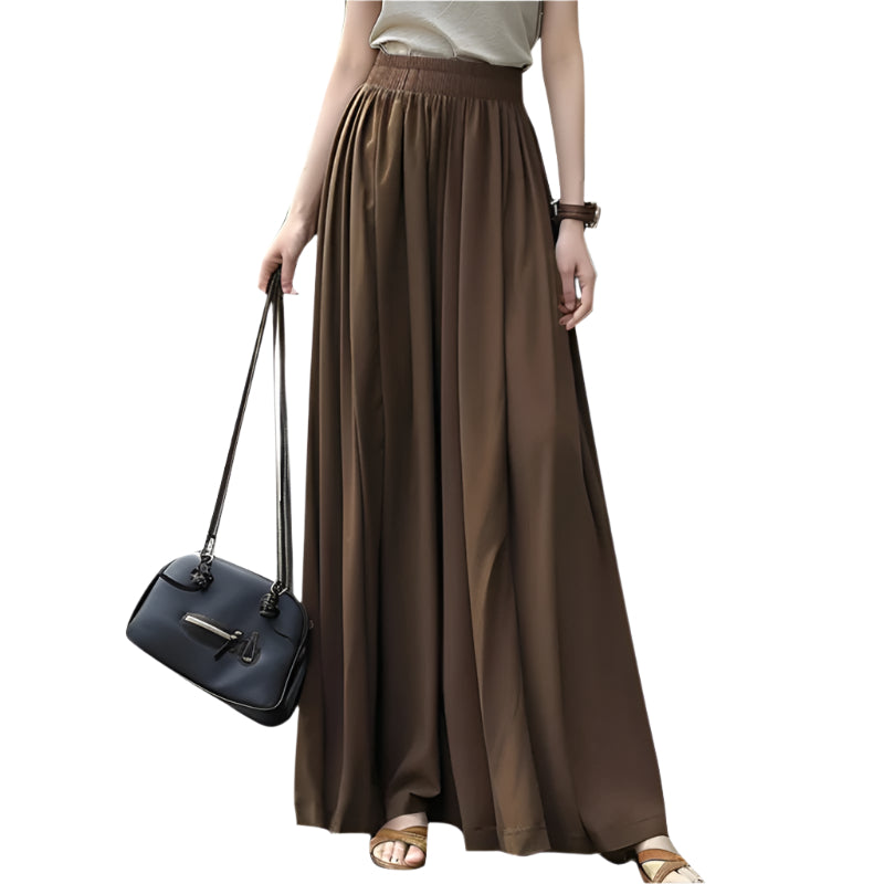 Rufsig A-line Maxikjol för kvinnor