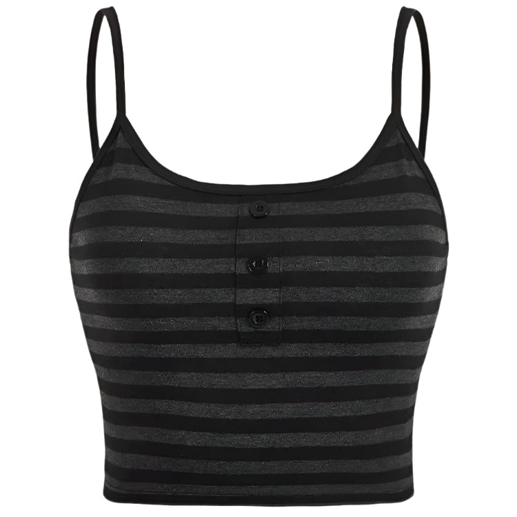 Kort topp med spaghettiband för kvinnor