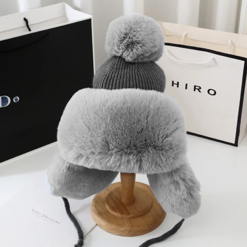 Vinter Trapper Öronlapp Beanie Mössa