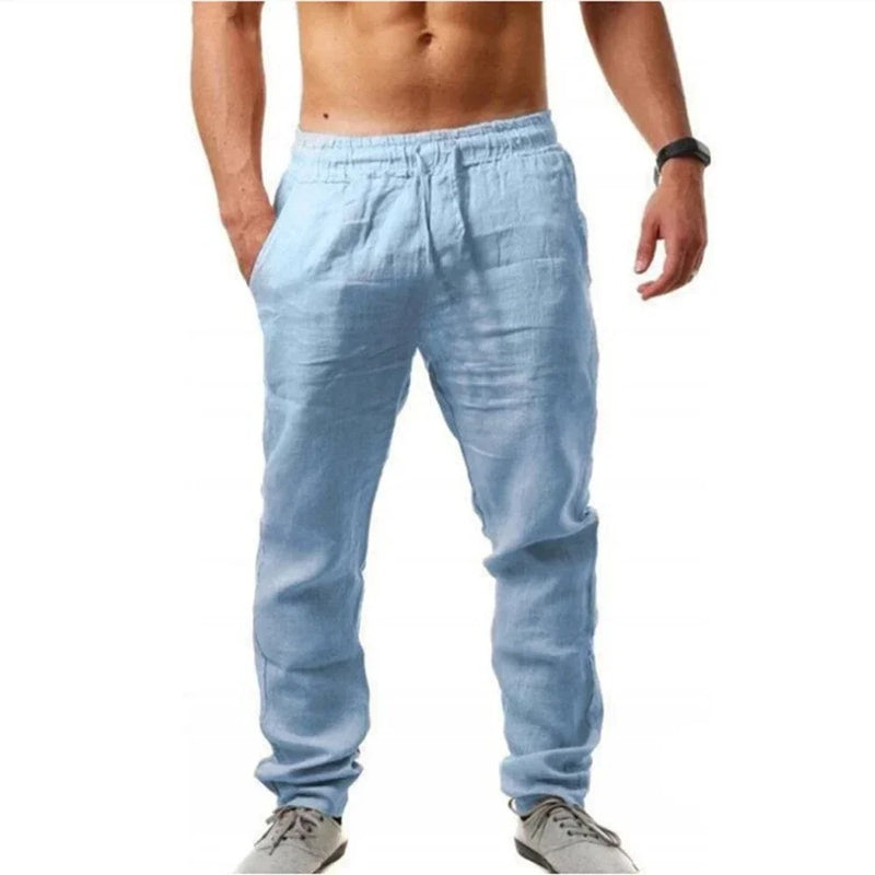 Andningsbara Casual Fitness Byxor för män