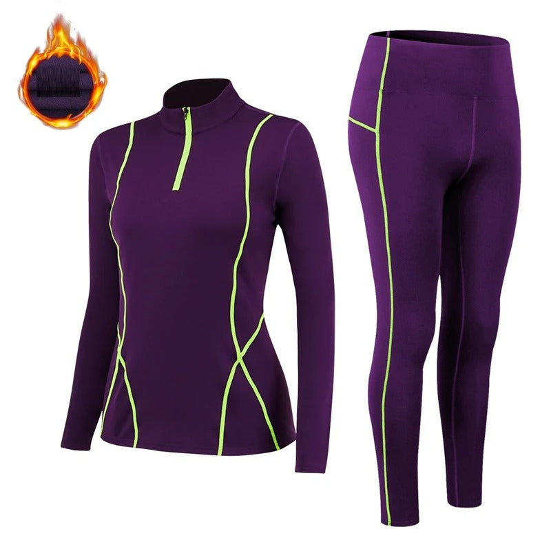 Kvinnors Fitness Shaping Elastiska Underkläder Set