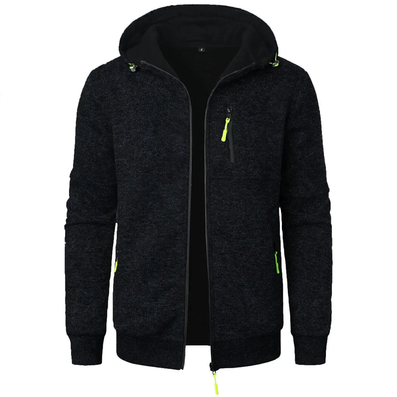 Sport Casual Hooded Jacka för män