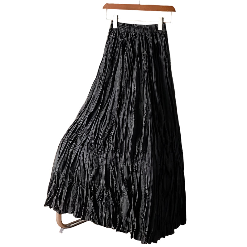 Satinveckad Maxikjol för kvinnor