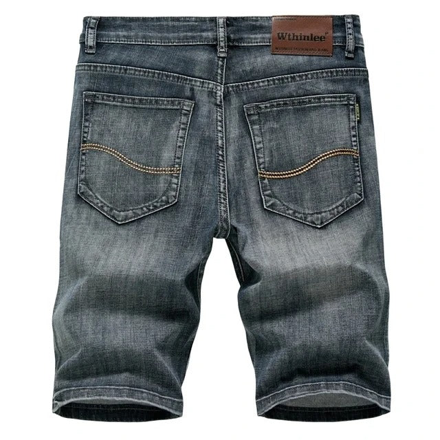 Klassiska jeansshorts för herr