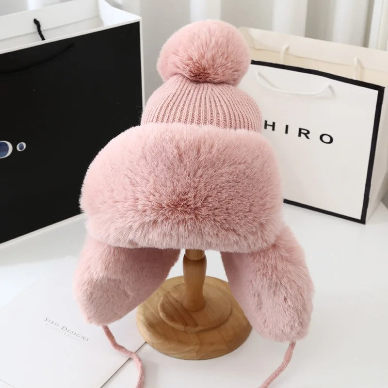 Vinter Trapper Öronlapp Beanie Mössa