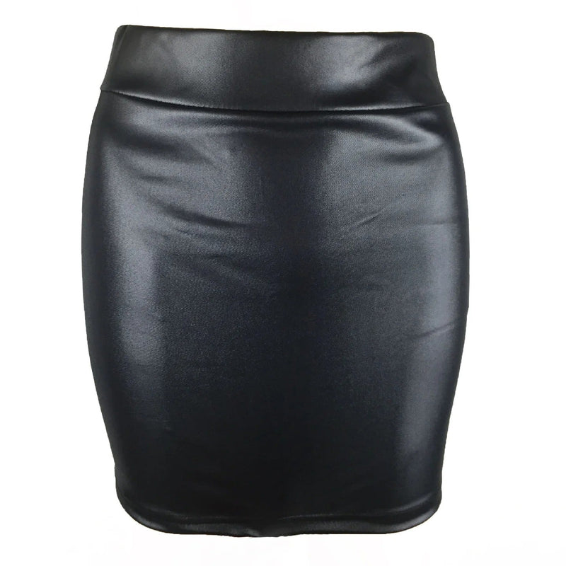 Slim Fit Pennskjol med hög midja