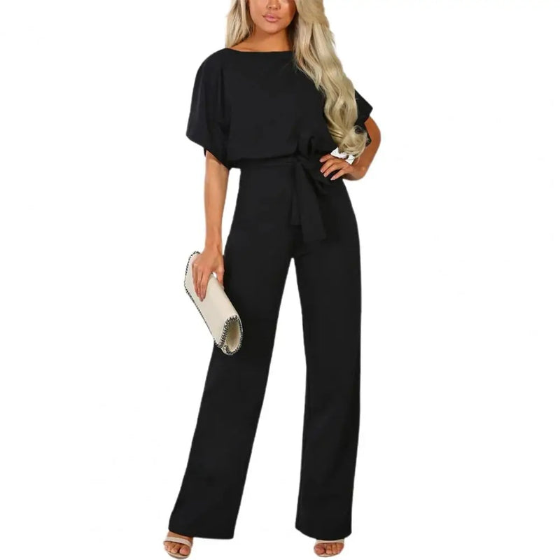 Smal jumpsuit med tight midja för kvinnor