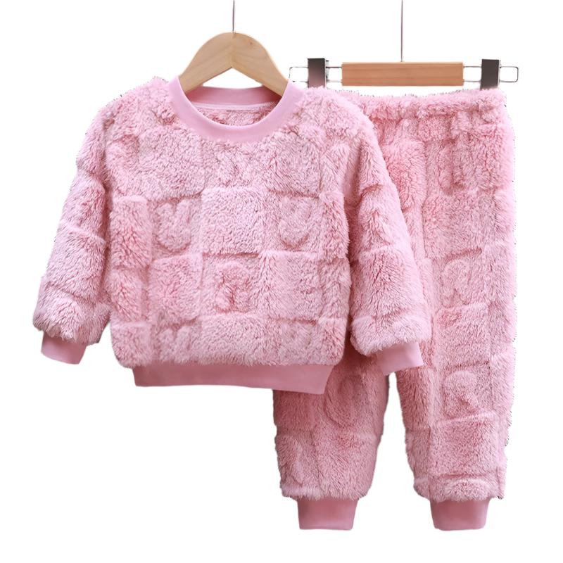 Vinterpyjamas i flanell för barn