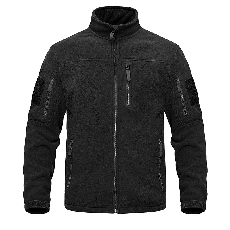 Thermojacka i fleece med hel dragkedja för män