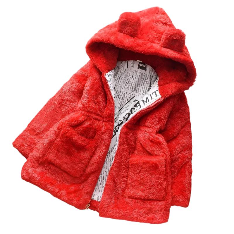 Fleece vinterjacka för barn