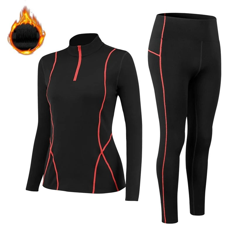 Kvinnors Fitness Shaping Elastiska Underkläder Set