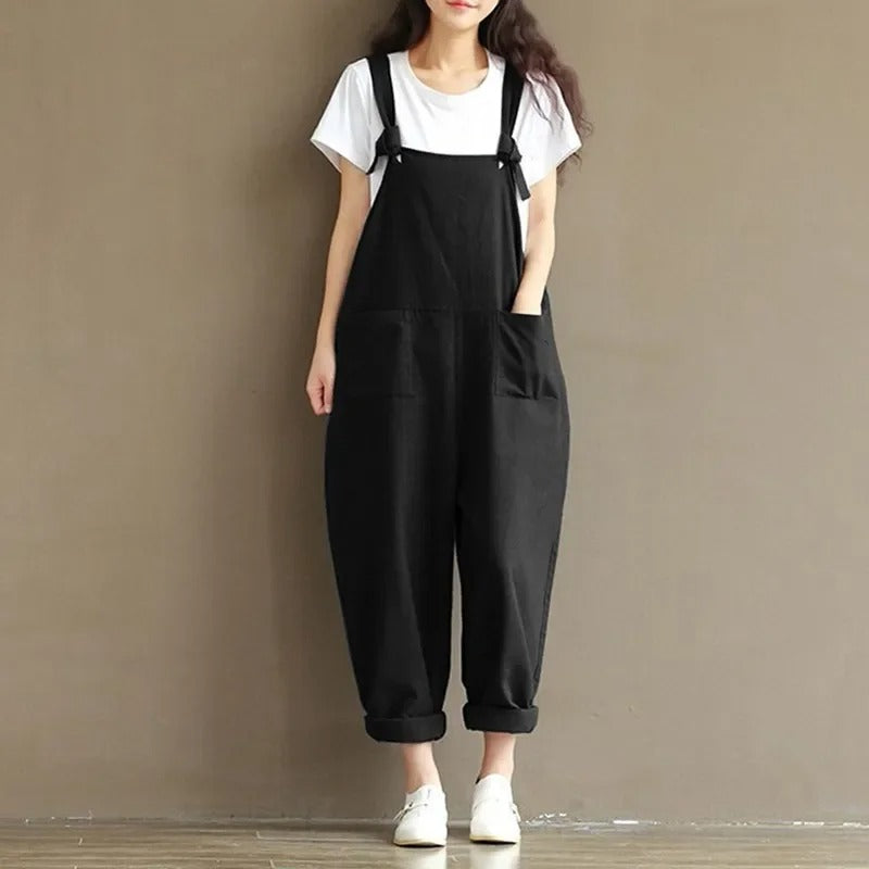 Löst sittande Harem-jumpsuit för kvinnor