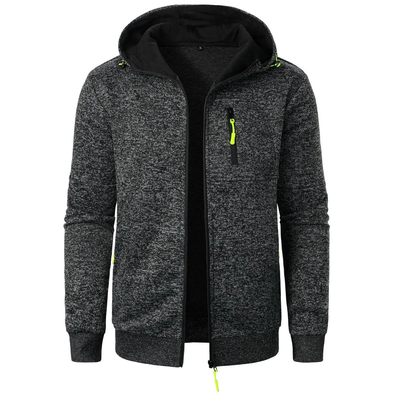 Sport Casual Hooded Jacka för män
