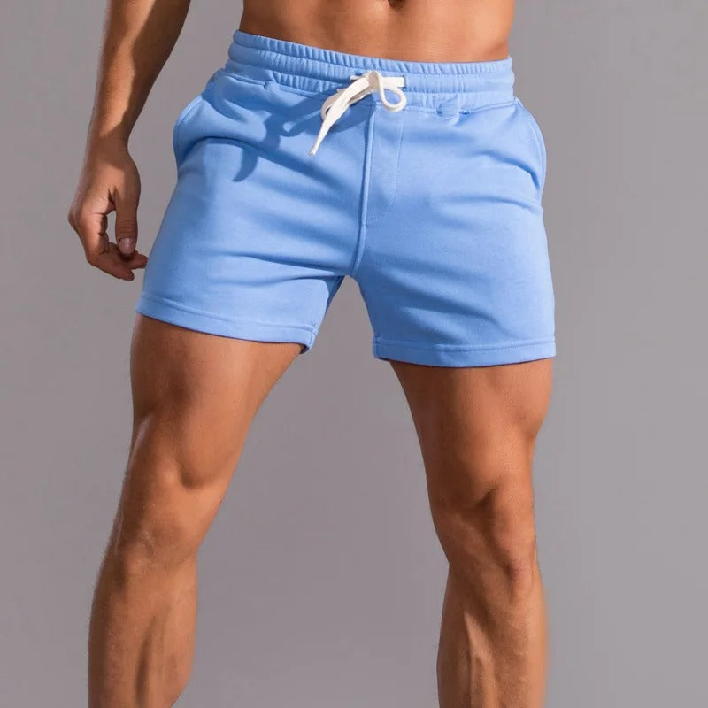 Herrshorts i bomull för sport