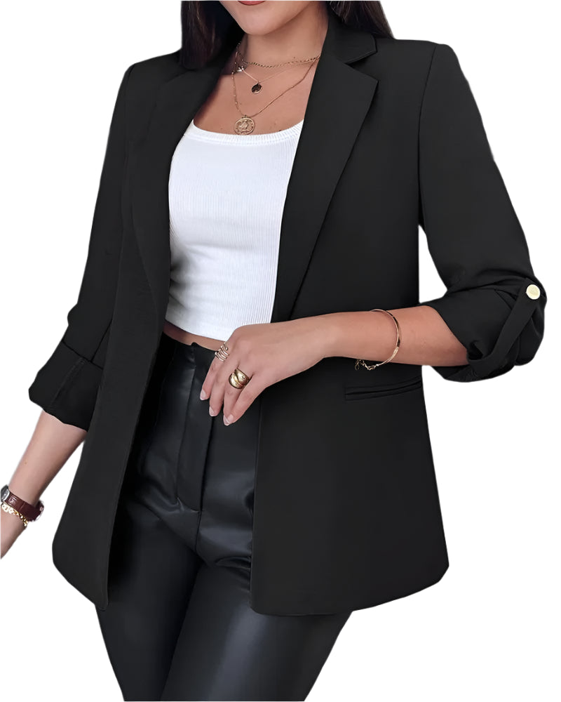 Smal Cardigan Blazer för kvinnor