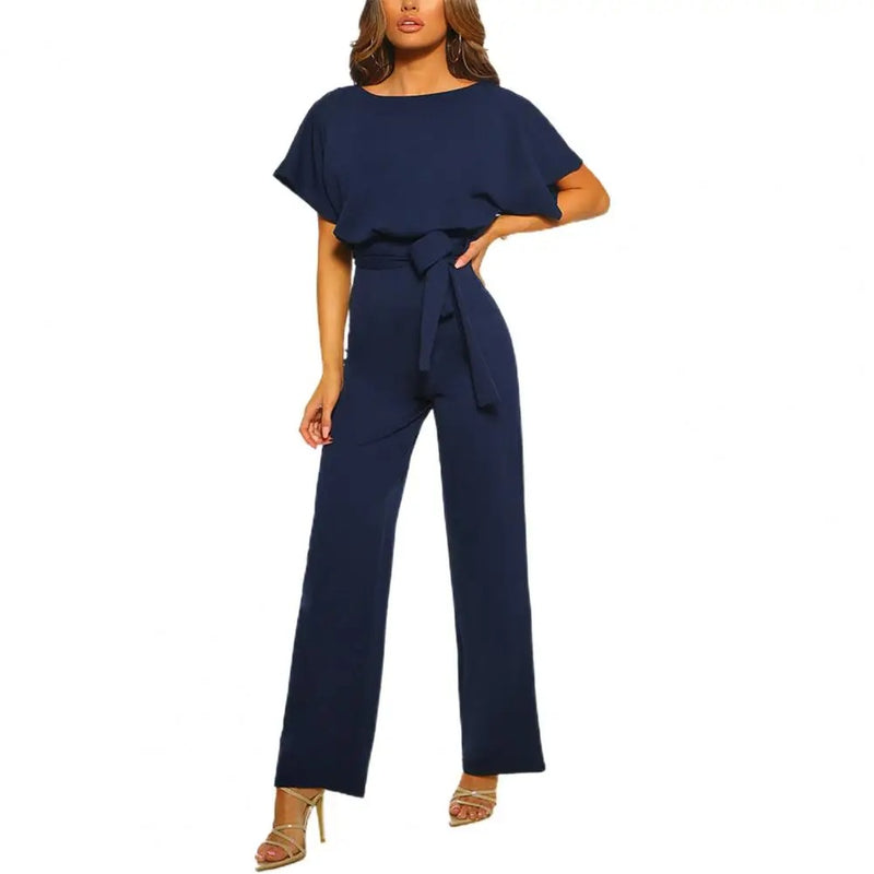 Smal jumpsuit med tight midja för kvinnor