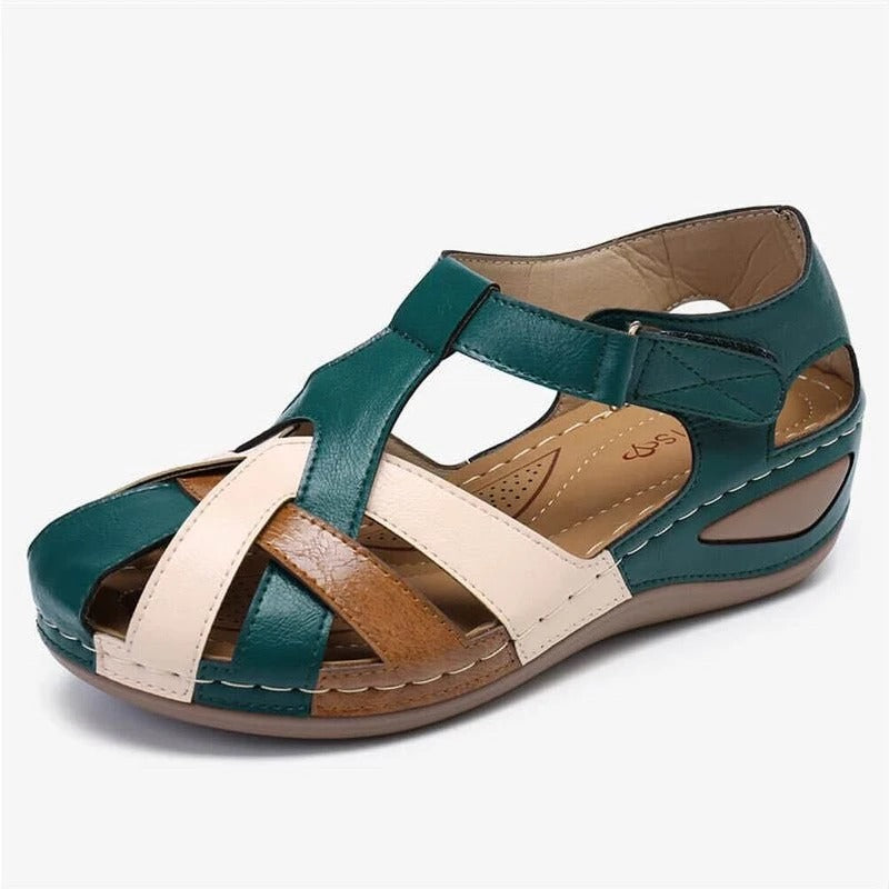 Vattentäta sommarsandaler med slip-on för kvinnor
