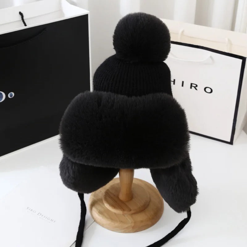 Vinter Trapper Öronlapp Beanie Mössa