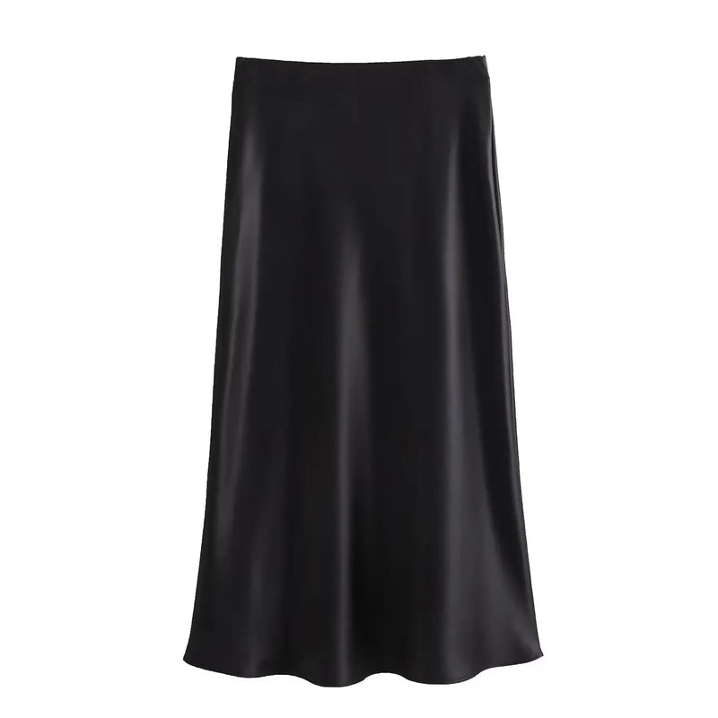 Slim Fit Satin Dragsko för kvinnor