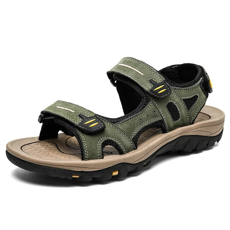 Casual lädersandaler för män