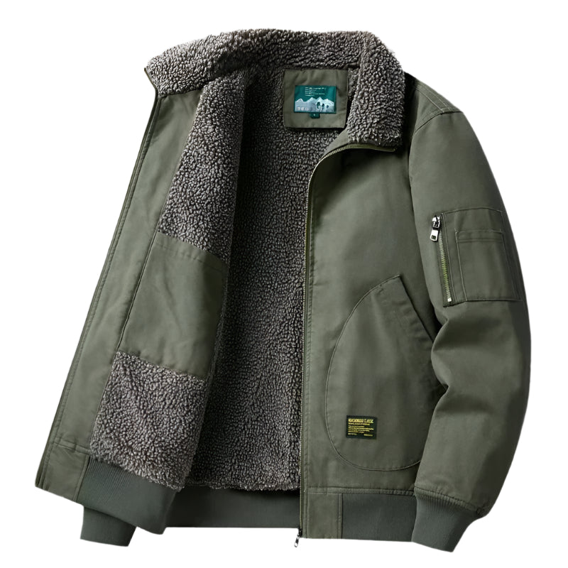 Jacka i lammull för män