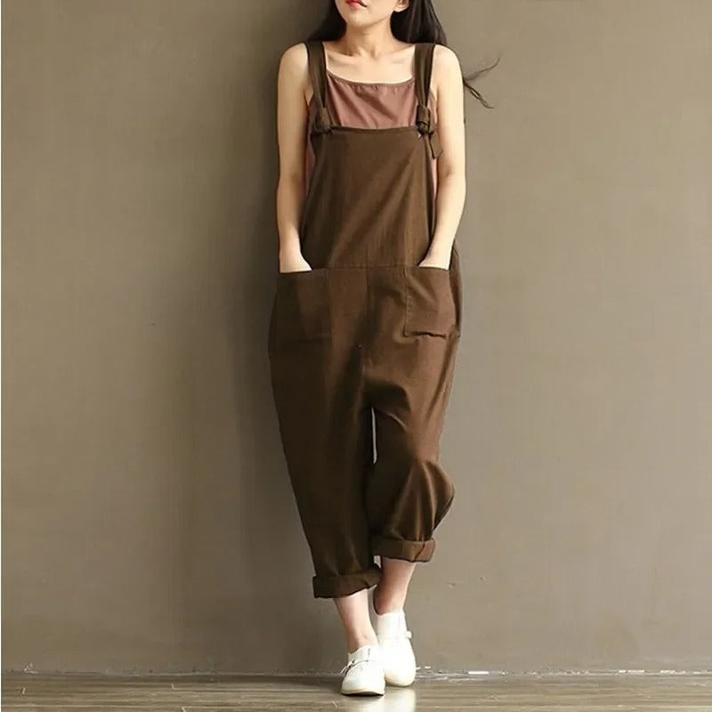 Löst sittande Harem-jumpsuit för kvinnor