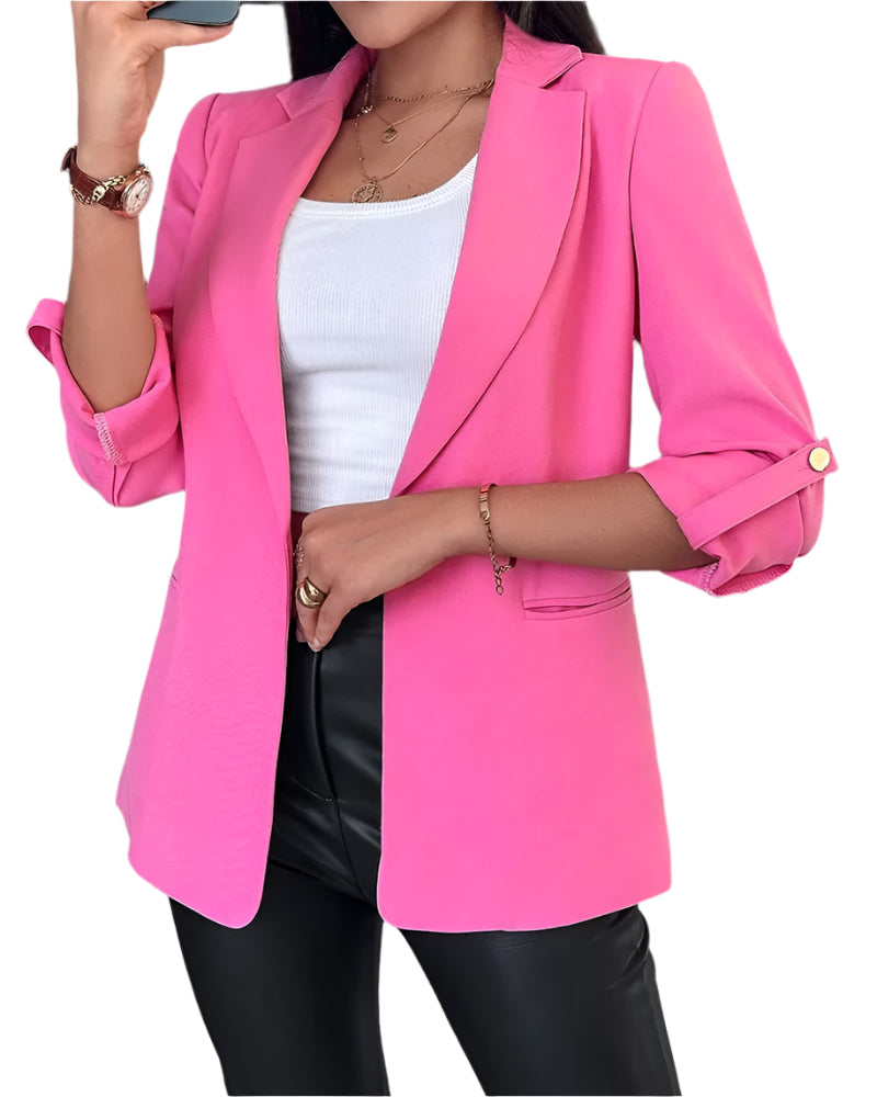 Smal Cardigan Blazer för kvinnor