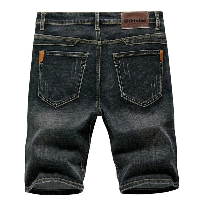 Klassiska jeansshorts för herr