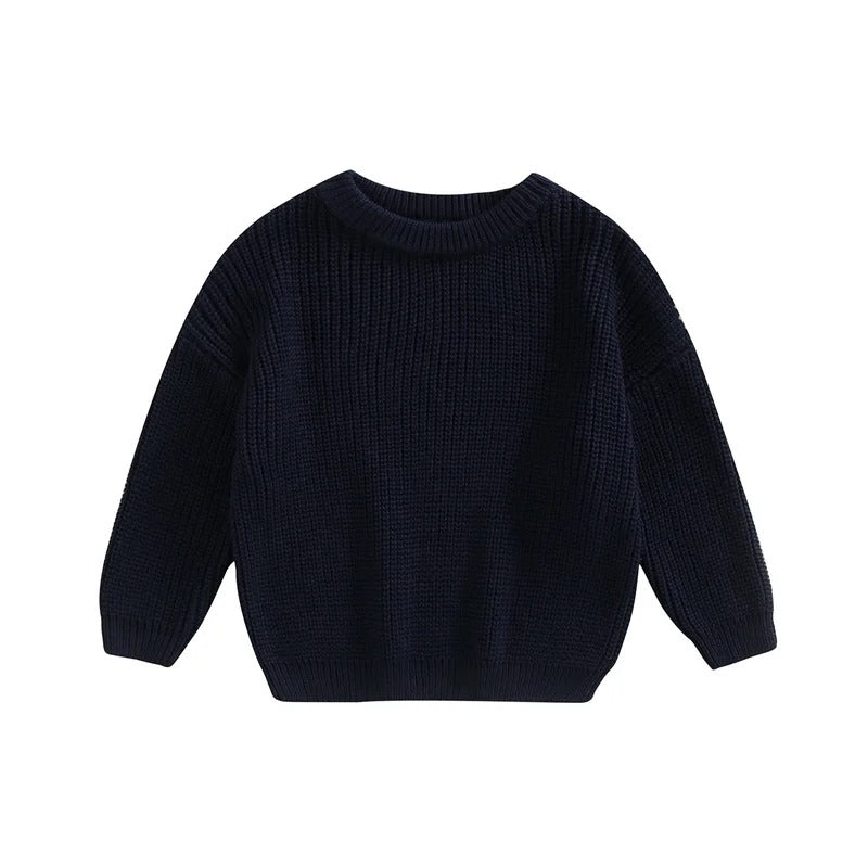 Casual stickad tröja för barn