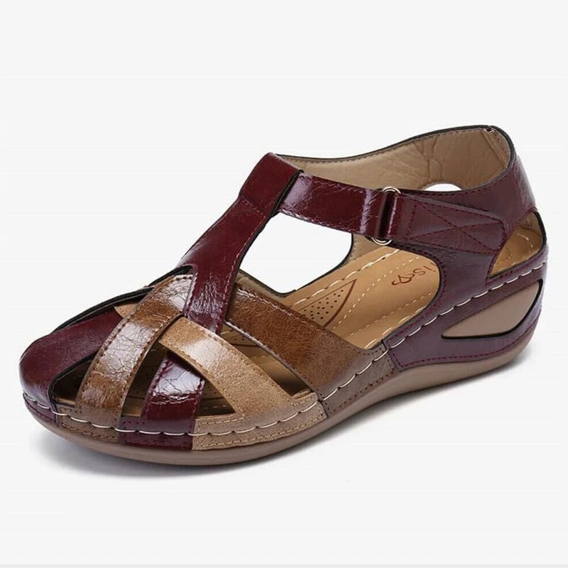 Vattentäta sommarsandaler med slip-on för kvinnor