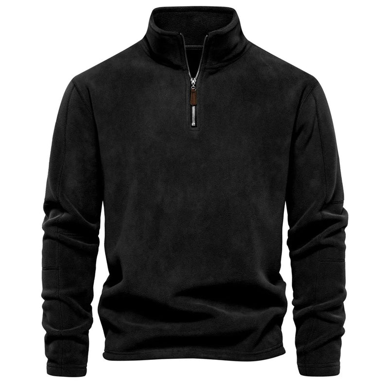 Varm fleecepullover för män