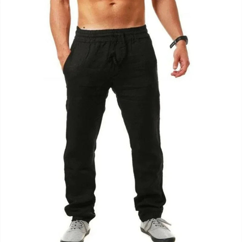 Andningsbara Casual Fitness Byxor för män