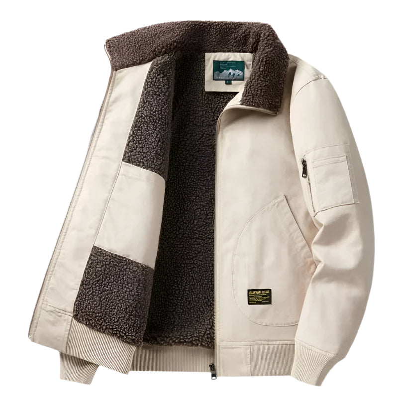 Jacka i lammull för män