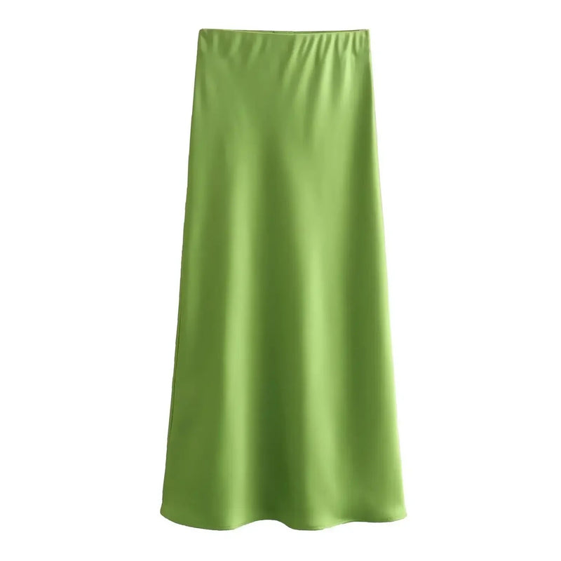 Slim Fit Satin Dragsko för kvinnor