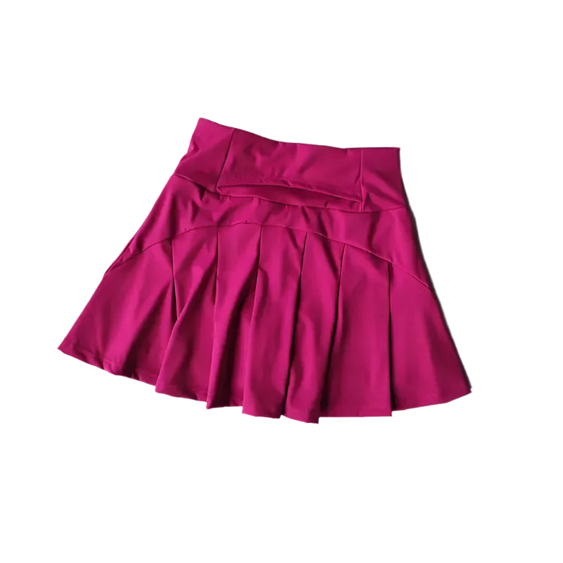 Sportkjol med hög midja för kvinnor Shorts